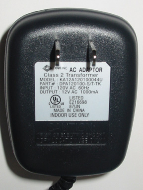 image of part label
